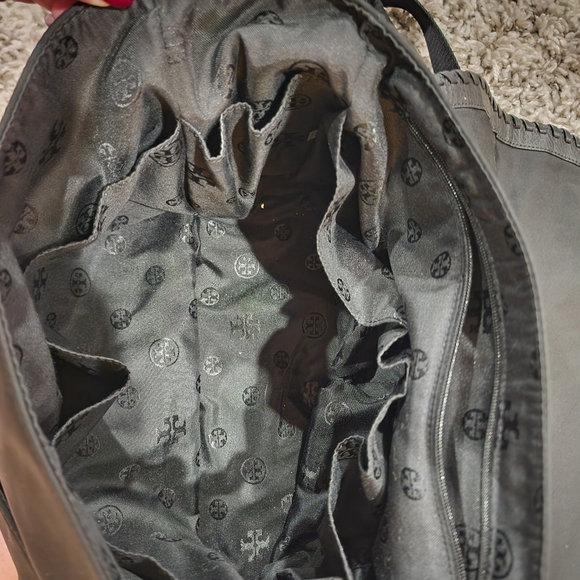 Tory Burch Nylon Black Crossbody Messenger Shoulder Diaper Bag - Picture 6 of 8